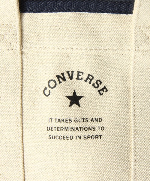 LIPSTAR（リップスター）の「≪CONVERSE／コンバース≫キャンバスパイピングトートバッグ（ハンドバッグ・レディース・カーキ/オフホワイト/ブラック・FREE）」の16枚目の写真