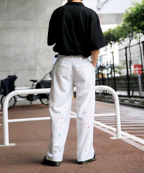 Adoon plain（アドーンプレーン）の「【Adoon plain】襟付きTシャツ（シャツ/ブラウス・メンズ・ブラック/サックスブルー/マスタード・MEDIUM/LARGE）」の5枚目の写真