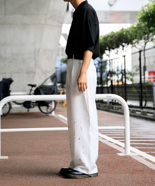 Adoon plain（アドーンプレーン）の「【Adoon plain】襟付きTシャツ（シャツ/ブラウス・メンズ・ブラック/サックスブルー/マスタード・MEDIUM/LARGE）」の6枚目の写真