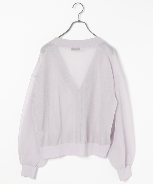 PAGEBOY（ページボーイ）の「シアーショートカーディガン（カーディガン/ボレロ・レディース・ブラック/オフホワイト/グレイッシュベージュ/グリーン系その他4・FREE）」の17枚目の写真