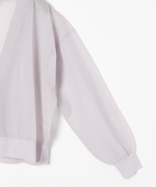 PAGEBOY（ページボーイ）の「シアーショートカーディガン（カーディガン/ボレロ・レディース・ブラック/オフホワイト/グレイッシュベージュ/グリーン系その他4・FREE）」の19枚目の写真