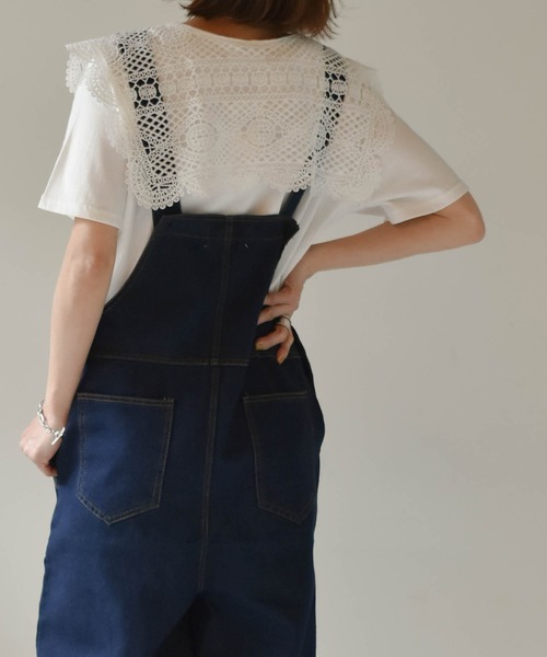 muure（ミュール）の「レース襟付き半袖カットソー（Tシャツ/カットソー・レディース・ブラック/アイボリー・FREE）」の11枚目の写真