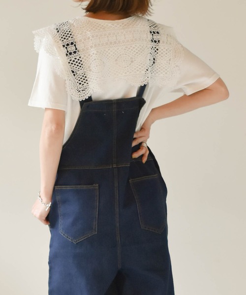 muure（ミュール）の「レース襟付き半袖カットソー（Tシャツ/カットソー・レディース・ブラック/アイボリー・FREE）」の15枚目の写真