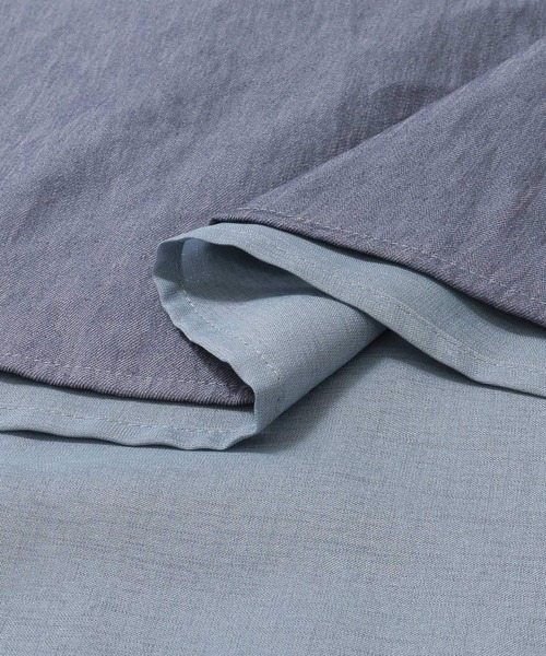 URBAN RESEARCH ROSSO WOMEN（アーバンリサーチ　ロッソ）の「スリットネックギャザーワンピース（ワンピース・レディース・オレンジ/ブルー/ライトカーキ・FREE）」の22枚目の写真