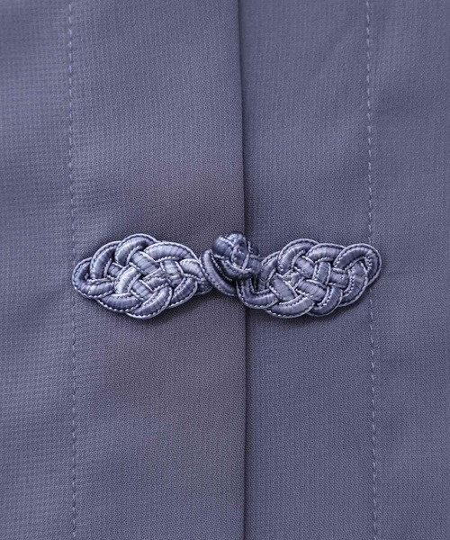 n'OrLABEL（ノアールレーベル）の「『シアーチャイナブラウス』（シャツ/ブラウス・レディース・パープル/ライトベージュ/ネイビー/グリーン/ベージュ/ダークネイビー/グレイッシュブルー・FREE）」の20枚目の写真