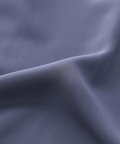 n'OrLABEL（ノアールレーベル）の「『シアーチャイナブラウス』（シャツ/ブラウス・レディース・パープル/ライトベージュ/ネイビー/グリーン/ベージュ/ダークネイビー/グレイッシュブルー・FREE）」の14枚目の写真