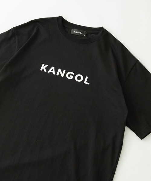 KANGOL（カンゴール）の「KANGOL　ロゴプリントTシャツ A（Tシャツ/カットソー・メンズ・ホワイト/ブラック/パープル・SMALL/MEDIUM/LARGE）」の2枚目の写真