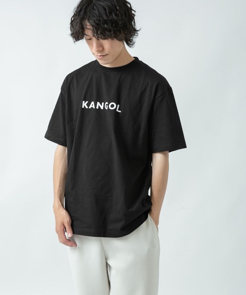 KANGOL（カンゴール）の「KANGOL　ロゴプリントTシャツ A（Tシャツ/カットソー・メンズ・ホワイト/ブラック/パープル・SMALL/MEDIUM/LARGE）」の8枚目の写真