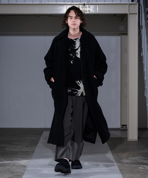 CASPER JOHN(キャスパージョン)の「Boa Gown Coat/ボアガウンコート(その他アウター・メンズ・ブラック/ナチュラル・SMALL/MEDIUM/LARGE)」の11枚目の写真