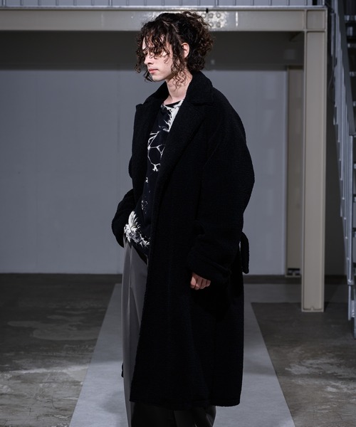 CASPER JOHN(キャスパージョン)の「Boa Gown Coat/ボアガウンコート(その他アウター・メンズ・ブラック/ナチュラル・SMALL/MEDIUM/LARGE)」の13枚目の写真