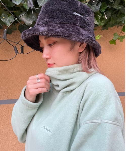 MANASTASH(マナスタッシュ)の「MANASTASH/マナスタッシュ W's FLEECE DRESS ウィメンズ フリースドレス ワンピース(ワンピース・レディース・ブラック/ミント/ピンク/ナチュラル・MEDIUM)」の12枚目の写真