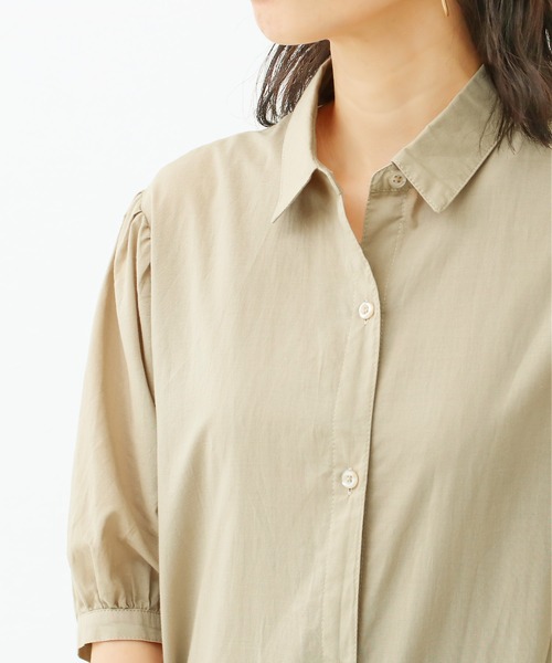 Social GIRL(ソーシャルガール)の「ティアードシャツワンピース(シャツワンピース・レディース・ブラック/オフホワイト/ストライプ/ベージュ・M)」の9枚目の写真