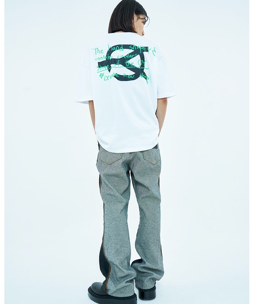 OY（オーワイ）の「『OY/オーワイ』BOSS LOGO T/メッセージロゴプリント半袖Tシャツ（Tシャツ/カットソー・メンズ・ホワイト/ブラック・FREE）」の14枚目の写真