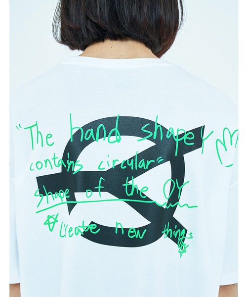 OY（オーワイ）の「『OY/オーワイ』BOSS LOGO T/メッセージロゴプリント半袖Tシャツ（Tシャツ/カットソー・メンズ・ホワイト/ブラック・FREE）」の18枚目の写真