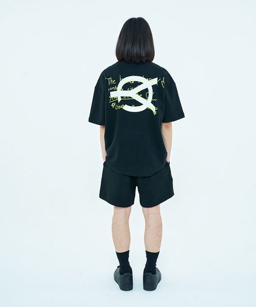 OY（オーワイ）の「『OY/オーワイ』BOSS LOGO T/メッセージロゴプリント半袖Tシャツ（Tシャツ/カットソー・メンズ・ホワイト/ブラック・FREE）」の4枚目の写真