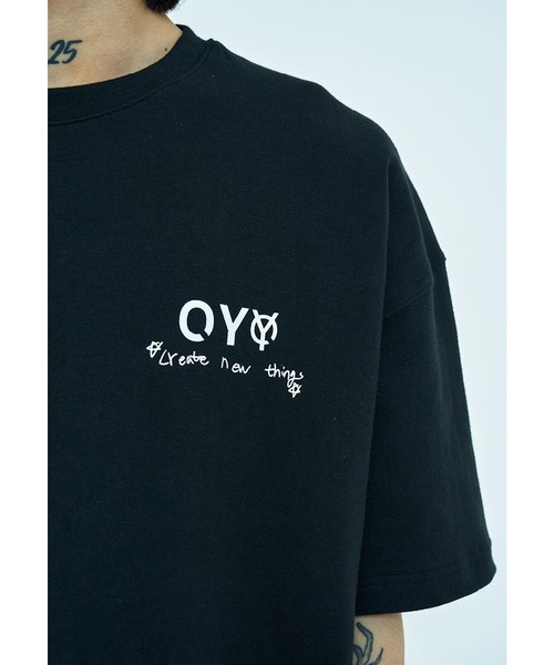 OY（オーワイ）の「『OY/オーワイ』BOSS LOGO T/メッセージロゴプリント半袖Tシャツ（Tシャツ/カットソー・メンズ・ホワイト/ブラック・FREE）」の22枚目の写真