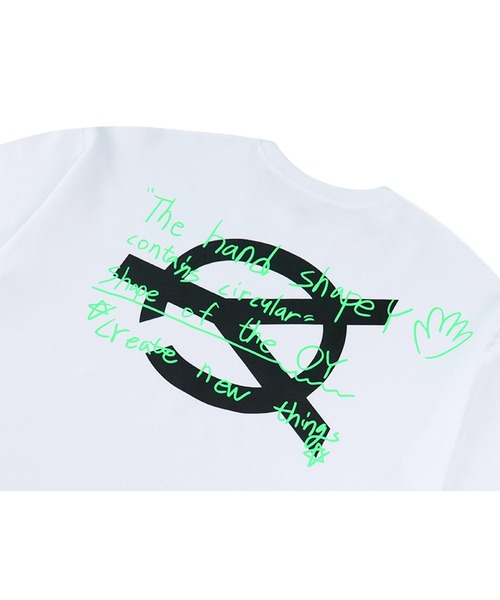 OY（オーワイ）の「『OY/オーワイ』BOSS LOGO T/メッセージロゴプリント半袖Tシャツ（Tシャツ/カットソー・メンズ・ホワイト/ブラック・FREE）」の5枚目の写真