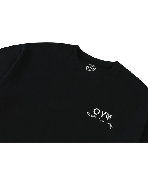 OY（オーワイ）の「『OY/オーワイ』BOSS LOGO T/メッセージロゴプリント半袖Tシャツ（Tシャツ/カットソー・メンズ・ホワイト/ブラック・FREE）」の10枚目の写真