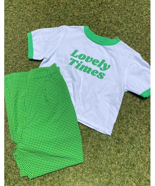WC(ダブル シー)の「ロゴリンガーT(Tシャツ/カットソー・レディース・ホワイト/ブラック/グリーン・FREE)」の1枚目の写真