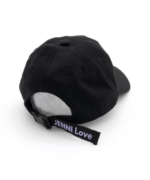 JENNI love(ジェニィラブ)の「Wワッペンキャップ(キャップ・キッズ・ブラック/イエロー/ラベンダー・54cm/56cm)」の5枚目の写真
