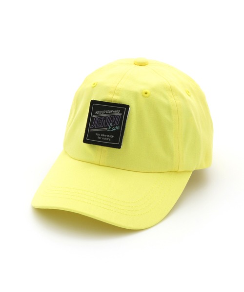 JENNI love(ジェニィラブ)の「Wワッペンキャップ(キャップ・キッズ・ブラック/イエロー/ラベンダー・54cm/56cm)」の8枚目の写真