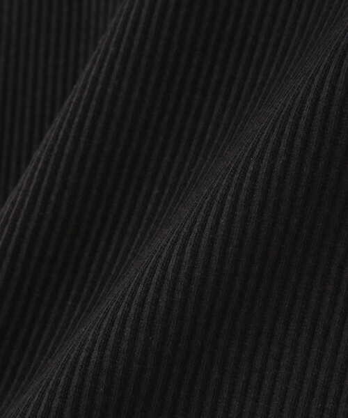 N.（N. Natural Beauty Basic）（エヌエヌナチュラルビューティーベーシック）の「三角テレコインナー（Tシャツ/カットソー・レディース・ホワイト/ブラック/ベージュ・MEDIUM）」の5枚目の写真