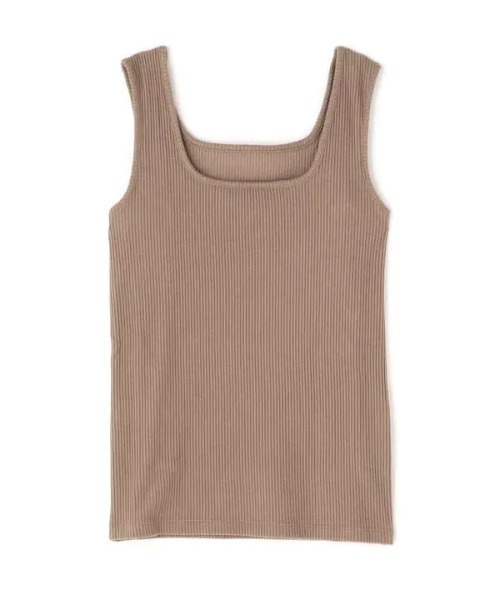 N.（N. Natural Beauty Basic）（エヌエヌナチュラルビューティーベーシック）の「三角テレコインナー（Tシャツ/カットソー・レディース・ホワイト/ブラック/ベージュ・MEDIUM）」の3枚目の写真