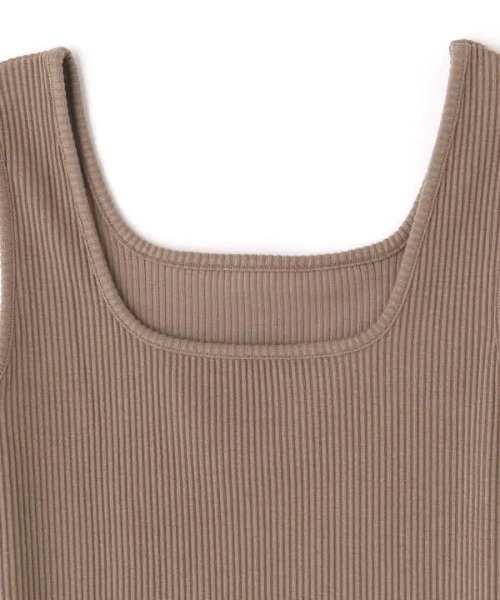 N.（N. Natural Beauty Basic）（エヌエヌナチュラルビューティーベーシック）の「三角テレコインナー（Tシャツ/カットソー・レディース・ホワイト/ブラック/ベージュ・MEDIUM）」の8枚目の写真