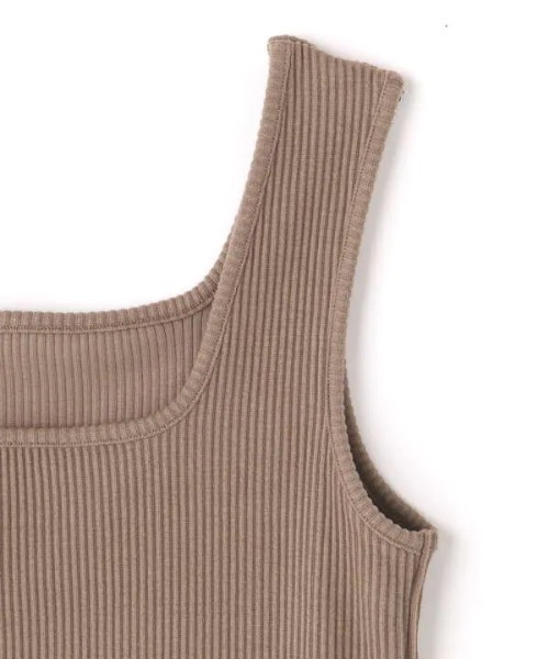 N.（N. Natural Beauty Basic）（エヌエヌナチュラルビューティーベーシック）の「三角テレコインナー（Tシャツ/カットソー・レディース・ホワイト/ブラック/ベージュ・MEDIUM）」の7枚目の写真