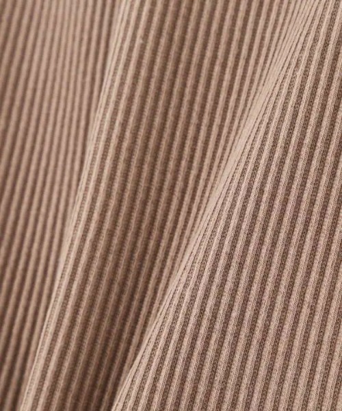 N.（N. Natural Beauty Basic）（エヌエヌナチュラルビューティーベーシック）の「三角テレコインナー（Tシャツ/カットソー・レディース・ホワイト/ブラック/ベージュ・MEDIUM）」の10枚目の写真