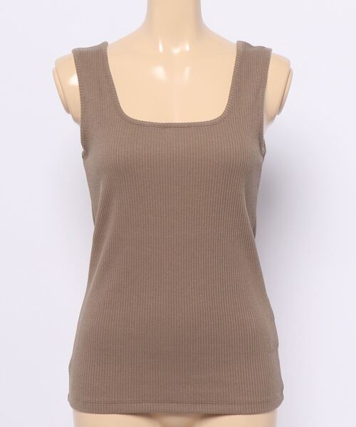 N.（N. Natural Beauty Basic）（エヌエヌナチュラルビューティーベーシック）の「三角テレコインナー（Tシャツ/カットソー・レディース・ホワイト/ブラック/ベージュ・MEDIUM）」の11枚目の写真