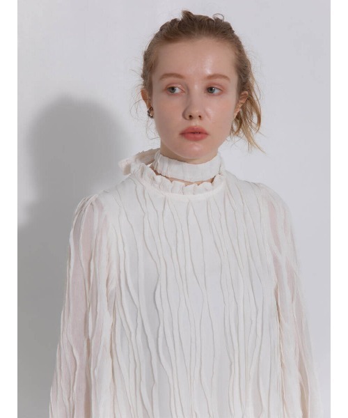 Ayla(アイラ)の「ribbon frill onepiece(ワンピース・レディース・ホワイト/ブラック・FREE)」の7枚目の写真