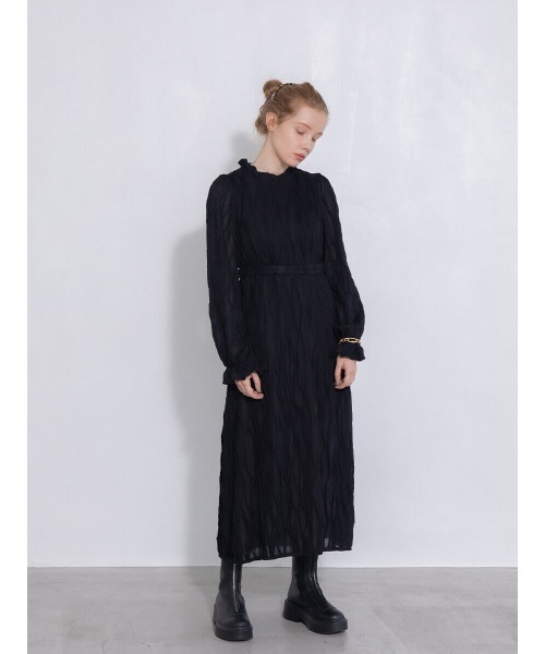 Ayla(アイラ)の「ribbon frill onepiece(ワンピース・レディース・ホワイト/ブラック・FREE)」の17枚目の写真