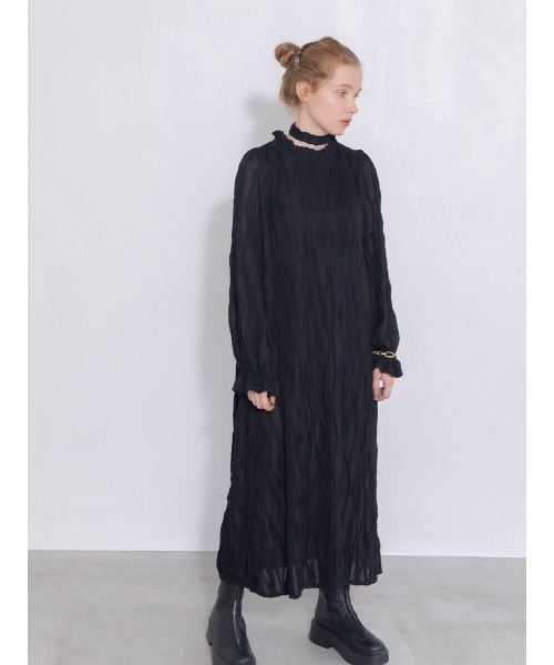 Ayla(アイラ)の「ribbon frill onepiece(ワンピース・レディース・ホワイト/ブラック・FREE)」の20枚目の写真