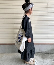 CIAOPANIC TYPY | 【KIDS】アシメティアードデニムワンピース(ワンピース)