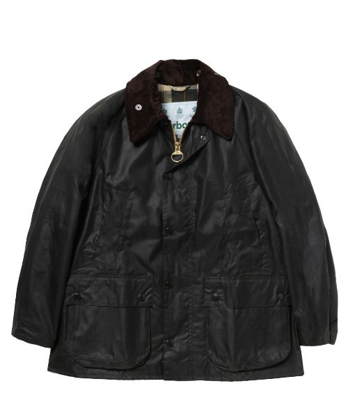 Barbour（バブアー）の「OVERSIZED WAX BEDALE（ブルゾン・メンズ・セージグリーン/ブラック・36/38/34/40）」の2枚目の写真