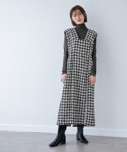 A part by（アパートバイ）の「Poシアーメロータートル　218825（Tシャツ/カットソー・レディース・チャコールグレー/ライトグレー/ライトブルー/ライトベージュ/ライトパープル・FREE）」の11枚目の写真