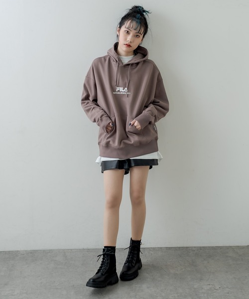 RASVOA（ラスボア）の「レースアップ切替ボリュームソールブーツ（ブーツ・レディース・ブラック・M/L）」の18枚目の写真