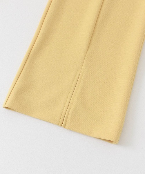 F by ROSSO(エフバイロッソ)の「F by ROSSO ストレッチスリットパンツ∴(その他パンツ・レディース・ボルドー/イエロー/ブラック・36/38)」の4枚目の写真