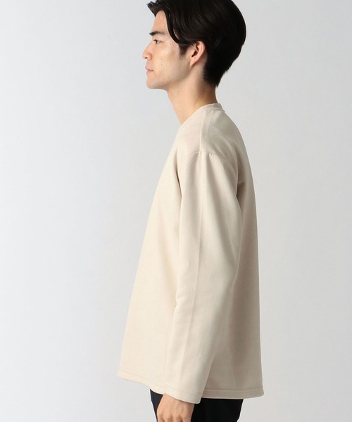 HIDEAWAYS NICOLE(ハイダウェイニコル)の「ポンチスウェードプルオーバー(Tシャツ/カットソー・メンズ・ブラック/シルバーグレー/モカ/ライトベージュ/オレンジ系その他・MEDIUM/LARGE/X-LARGE)」の13枚目の写真