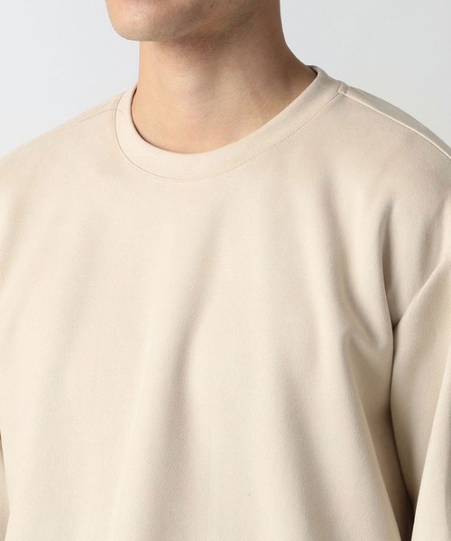 HIDEAWAYS NICOLE(ハイダウェイニコル)の「ポンチスウェードプルオーバー(Tシャツ/カットソー・メンズ・ブラック/シルバーグレー/モカ/ライトベージュ/オレンジ系その他・MEDIUM/LARGE/X-LARGE)」の8枚目の写真