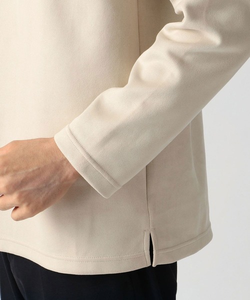 HIDEAWAYS NICOLE(ハイダウェイニコル)の「ポンチスウェードプルオーバー(Tシャツ/カットソー・メンズ・ブラック/シルバーグレー/モカ/ライトベージュ/オレンジ系その他・MEDIUM/LARGE/X-LARGE)」の6枚目の写真