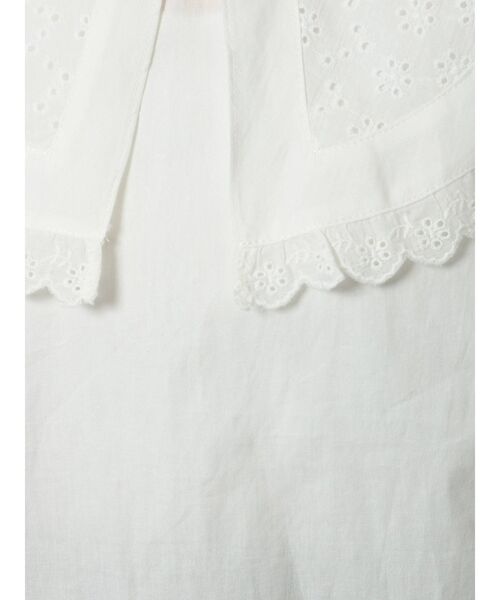 merry jenny（メリージェニー）の「レースコンビbigカラーブラウス（シャツ/ブラウス・レディース・オフホワイト/グレー/ブラック・FREE）」の12枚目の写真