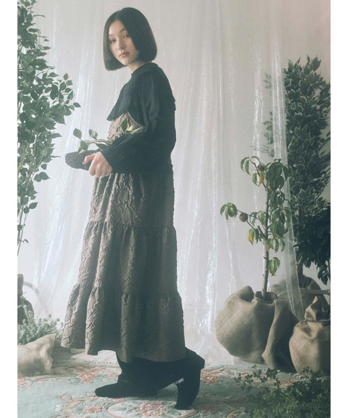 merry jenny（メリージェニー）の「レースコンビbigカラーブラウス（シャツ/ブラウス・レディース・オフホワイト/グレー/ブラック・FREE）」の17枚目の写真