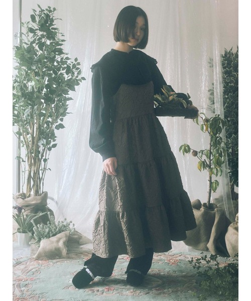 merry jenny（メリージェニー）の「レースコンビbigカラーブラウス（シャツ/ブラウス・レディース・オフホワイト/グレー/ブラック・FREE）」の18枚目の写真