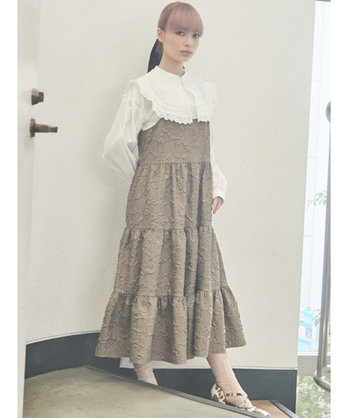 merry jenny（メリージェニー）の「レースコンビbigカラーブラウス（シャツ/ブラウス・レディース・オフホワイト/グレー/ブラック・FREE）」の15枚目の写真