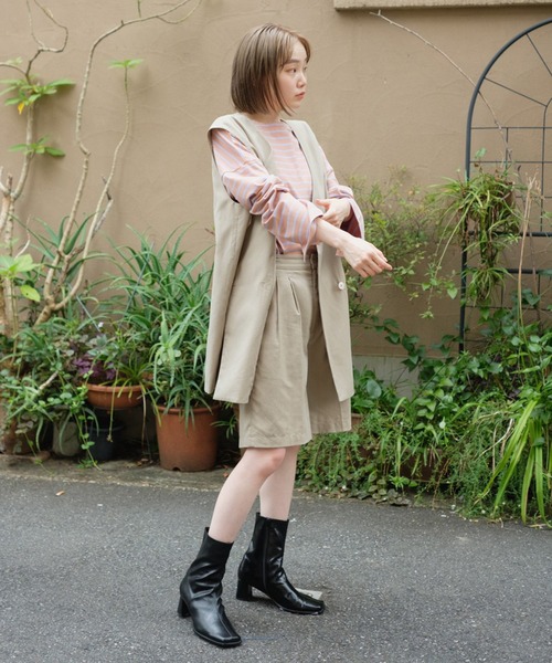 Kastane(カスタネ)の「【SETUP対応】SETUP ショートパンツ(その他パンツ・レディース・ブラウン/ベージュ・FREE)」の10枚目の写真