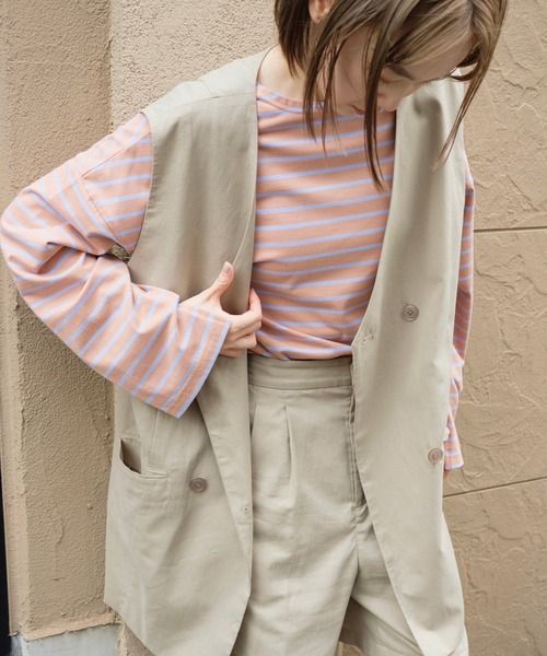 kastane ストラップシャツ＆ストラップショートパンツ SETUP