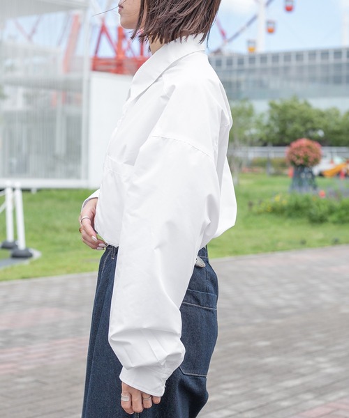 PairPair（ペアペア）の「アソートレギュラーシャツ(ユニセックス)（シャツ/ブラウス・メンズ・オフホワイト/ベージュ系その他/グリーン系その他/ブルー系その他/スミクロ・FREE）」の11枚目の写真