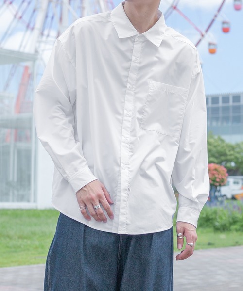 PairPair（ペアペア）の「アソートレギュラーシャツ(ユニセックス)（シャツ/ブラウス・メンズ・オフホワイト/ベージュ系その他/グリーン系その他/ブルー系その他/スミクロ・FREE）」の15枚目の写真